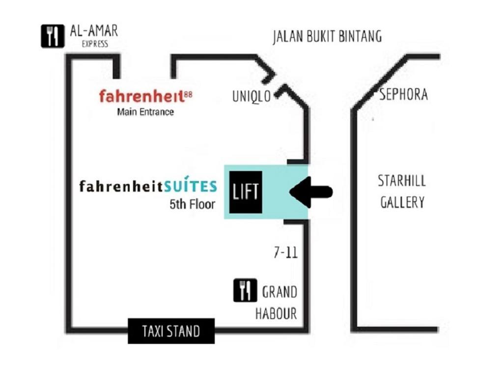 Fahrenheit Suites Bukit Bintang, Kuala Lumpur Dış mekan fotoğraf